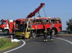 Wypadek ukraińskiego autokaru: 3 osoby zginęły, kierowca został zatrzymany