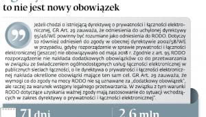 Zgody na cookies to nie jest nowy obowiązek