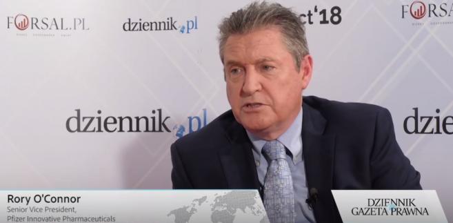 Rory O’Connor, wiceprezes Pfizer