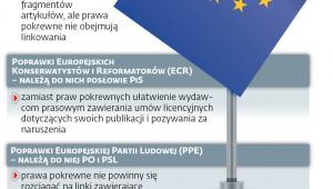 Frakcje PE o prawach pokrewnych